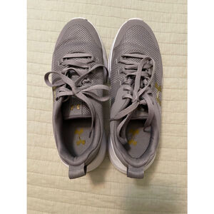 Women's Under Armour Sneakers Gray light purple Size 8